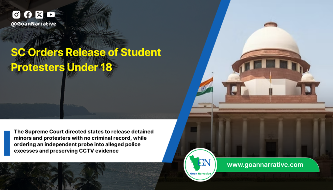 SC Orders Release of Student Protesters Under 18