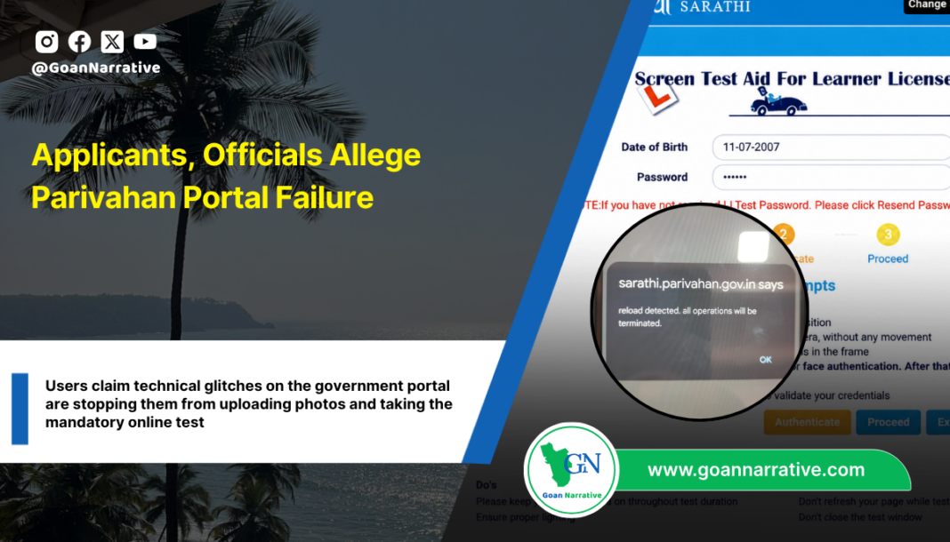 Applicants, Officials Allege Parivahan Portal Failure