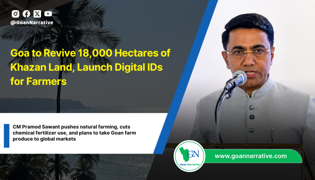 Goa to Revive 18,000 Hectares of Khazan Land, Launch Digital IDs for Farmers
