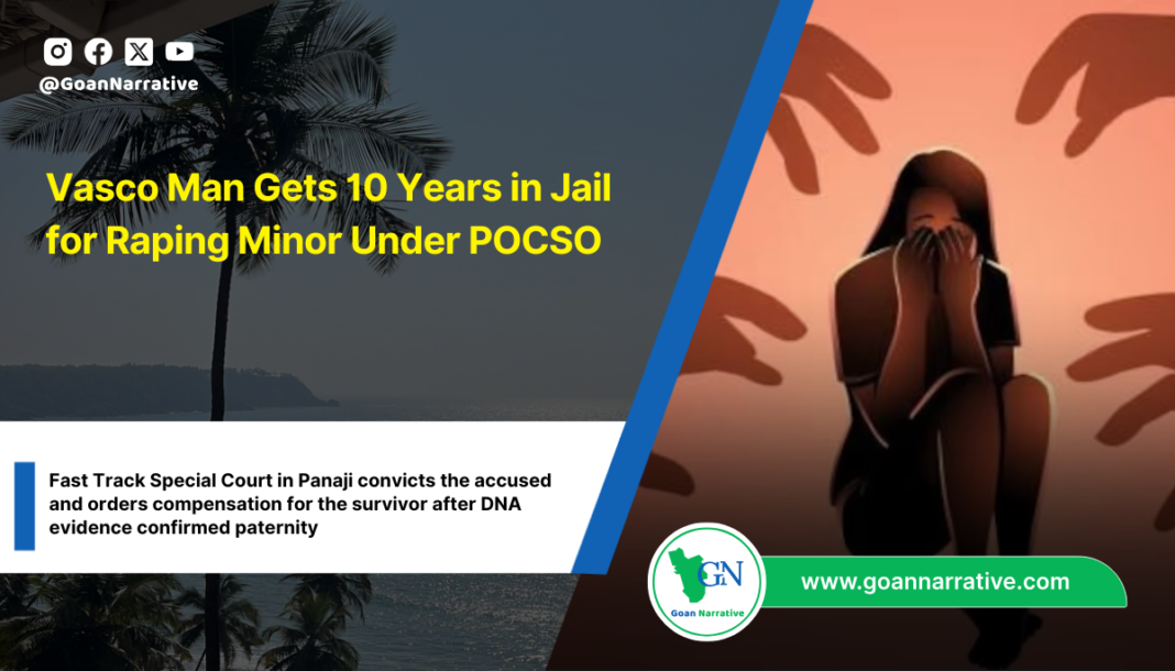 Vasco Man Gets 10 Years in Jail for Raping Minor Under POCSO