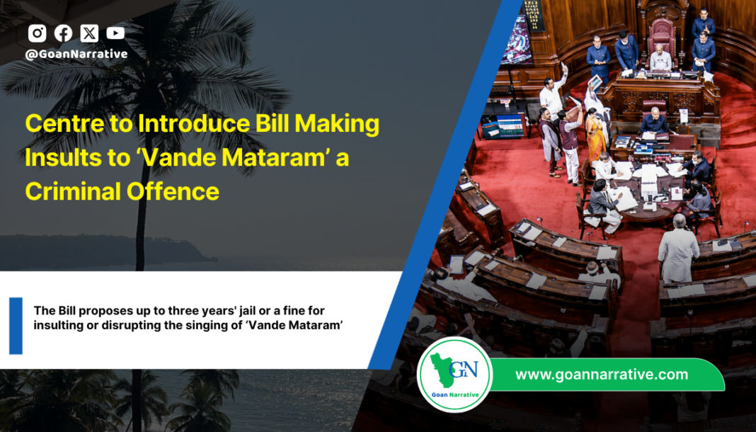 Centre to Introduce Bill Making Insults to ‘Vande Mataram’ a Criminal Offence