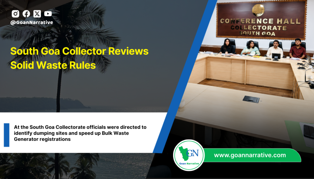 South Goa Collector Reviews Solid Waste Rules