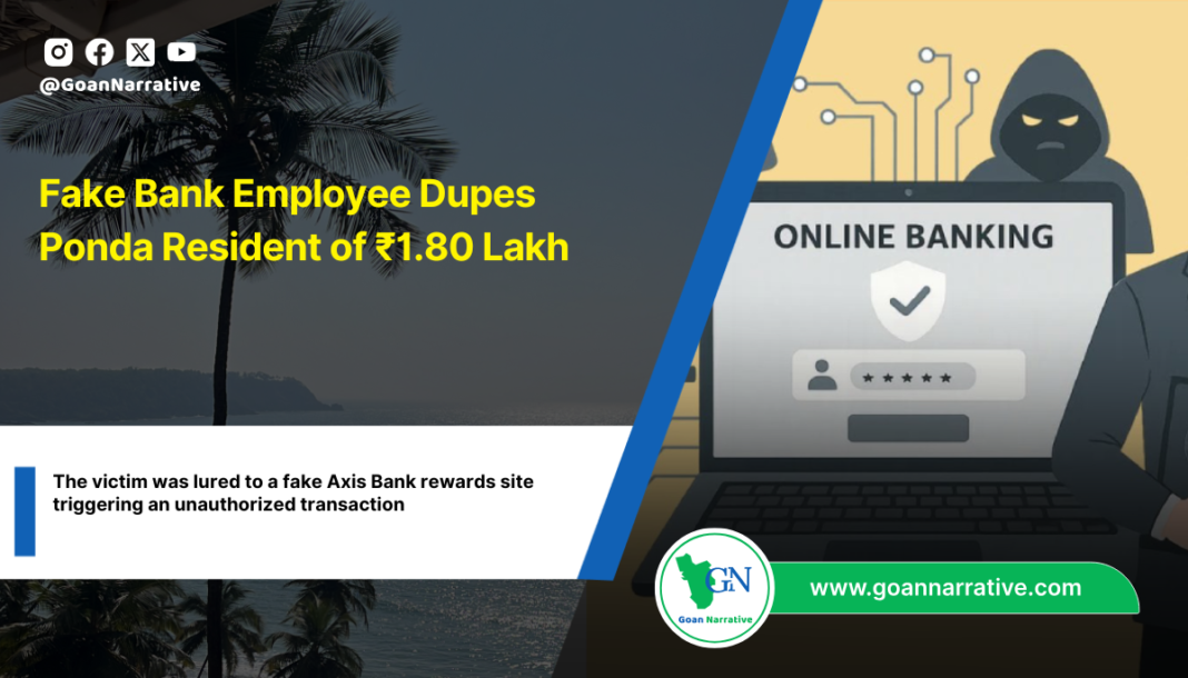 Fake Bank Employee Dupes Ponda Resident of ₹1.80 Lakh