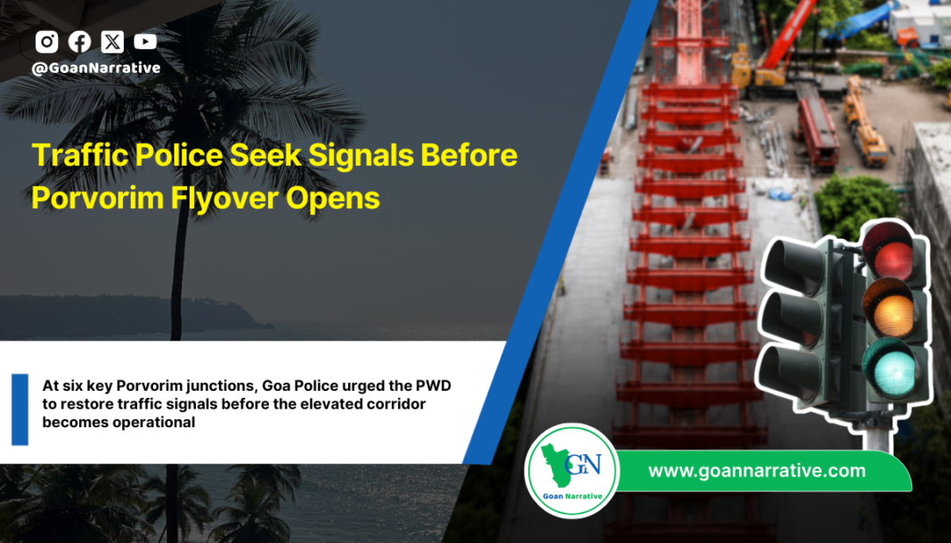 Traffic Police Seek Signals Before Porvorim Flyover Opens