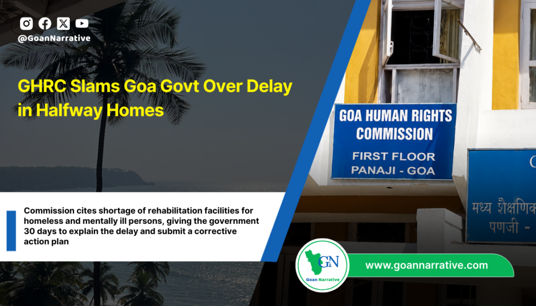 Commission cites shortage of rehabilitation facilities for homeless and mentally ill persons, giving the government 30 days to explain the delay and submit a corrective action plan