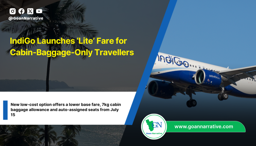IndiGo Launches ‘Lite’ Fare for Cabin-Baggage-Only Travellers