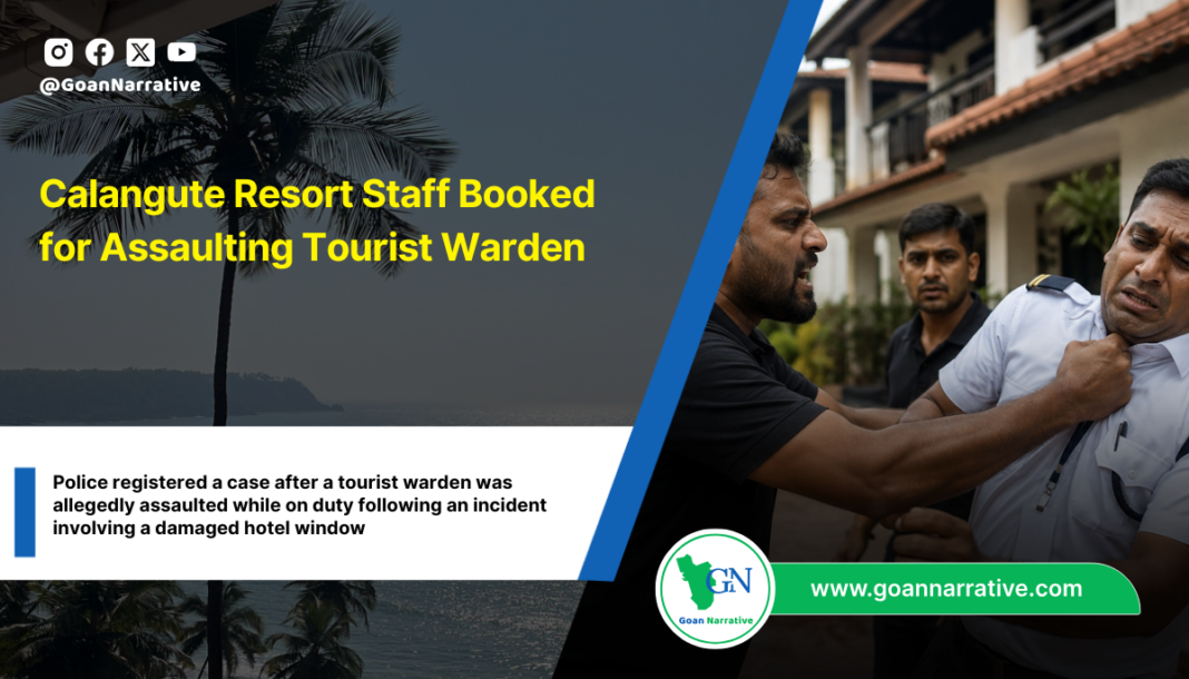 Calangute Resort Staff Booked for Assaulting Tourist Warden