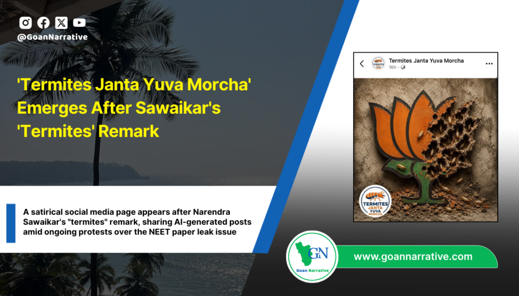 'Termites Janta Yuva Morcha' Emerges After Sawaikar's 'Termites' Remark