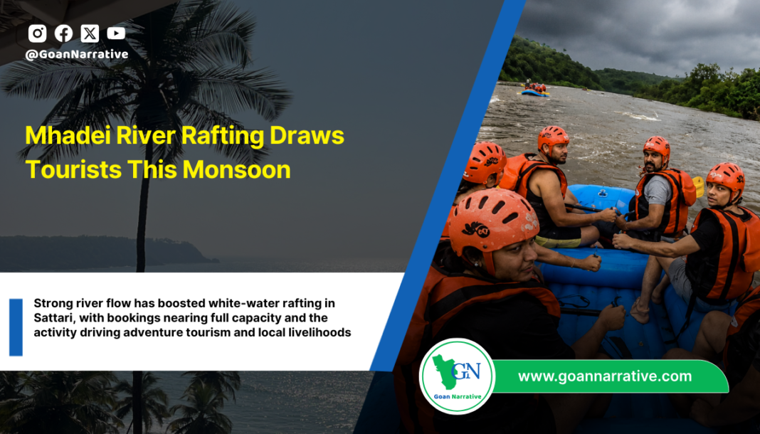 Mhadei River Rafting Draws Tourists This Monsoon
