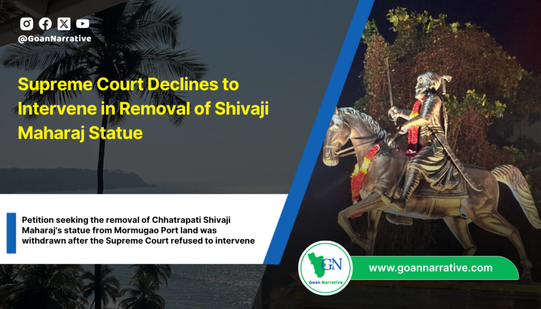 Supreme Court Declines to Intervene in Removal of Shivaji Maharaj Statue
