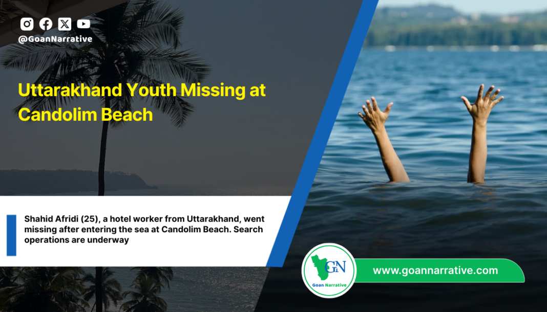 Uttarakhand Youth Missing at Candolim Beach