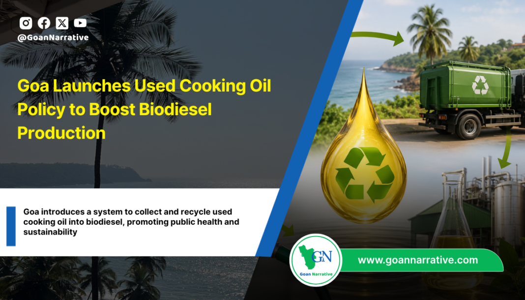 Goa Launches Used Cooking Oil Policy to Boost Biodiesel Production