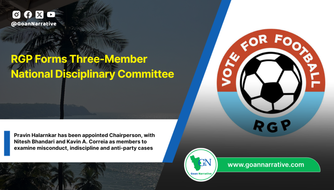 RGP Forms Three-Member National Disciplinary Committee