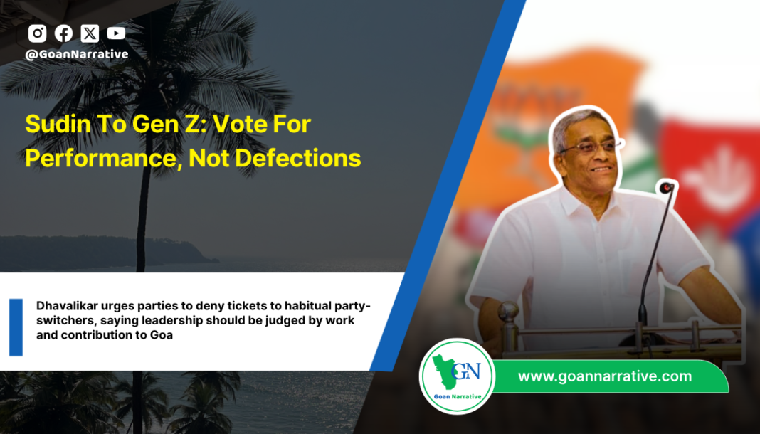Sudin To Gen Z: Vote For Performance, Not Defections