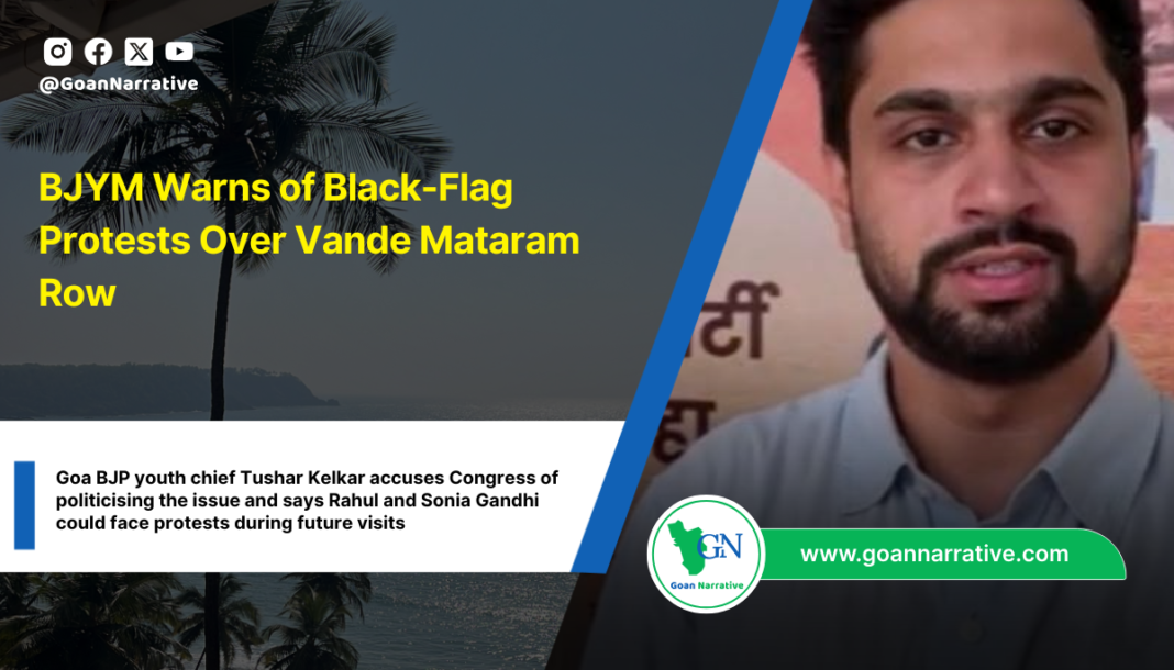 BJYM Warns of Black-Flag Protests Over Vande Mataram Row