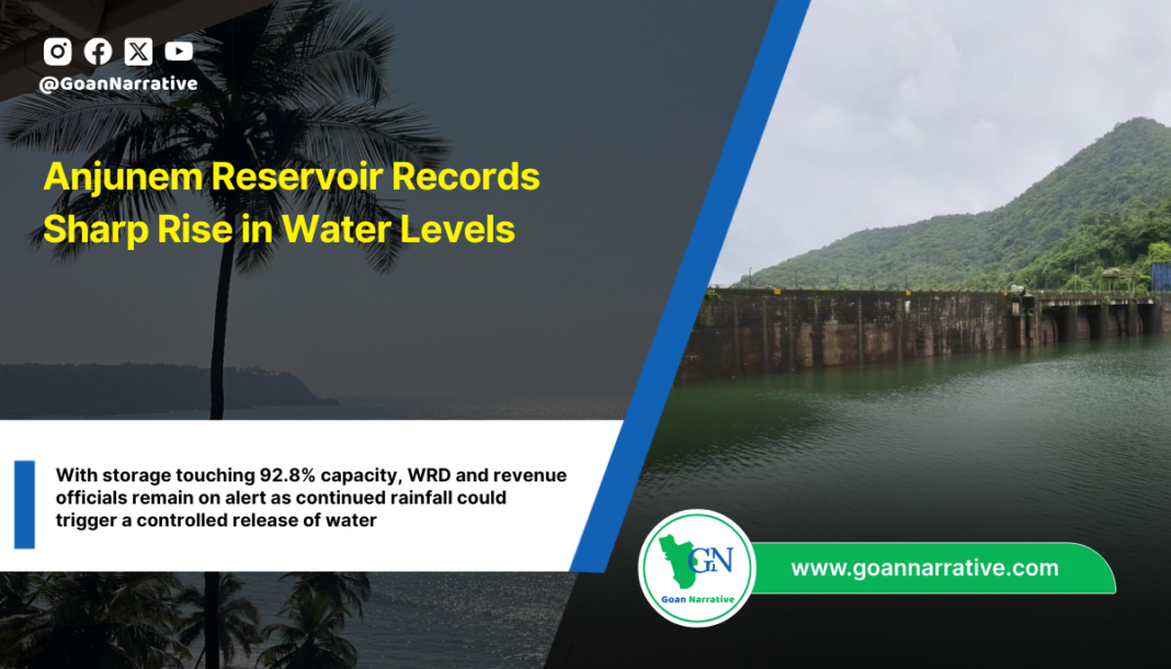 Anjunem Reservoir Records Sharp Rise in Water Levels
