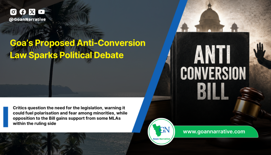 Goa’s Proposed Anti-Conversion Law Sparks Political Debate