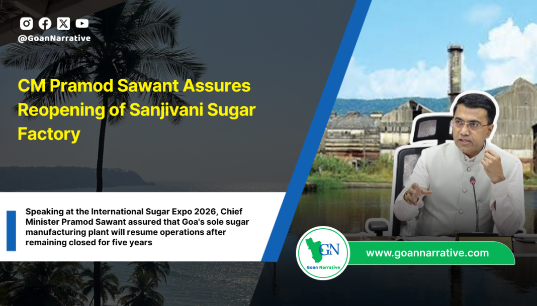 CM Pramod Sawant Assures Reopening of Sanjivani Sugar Factory